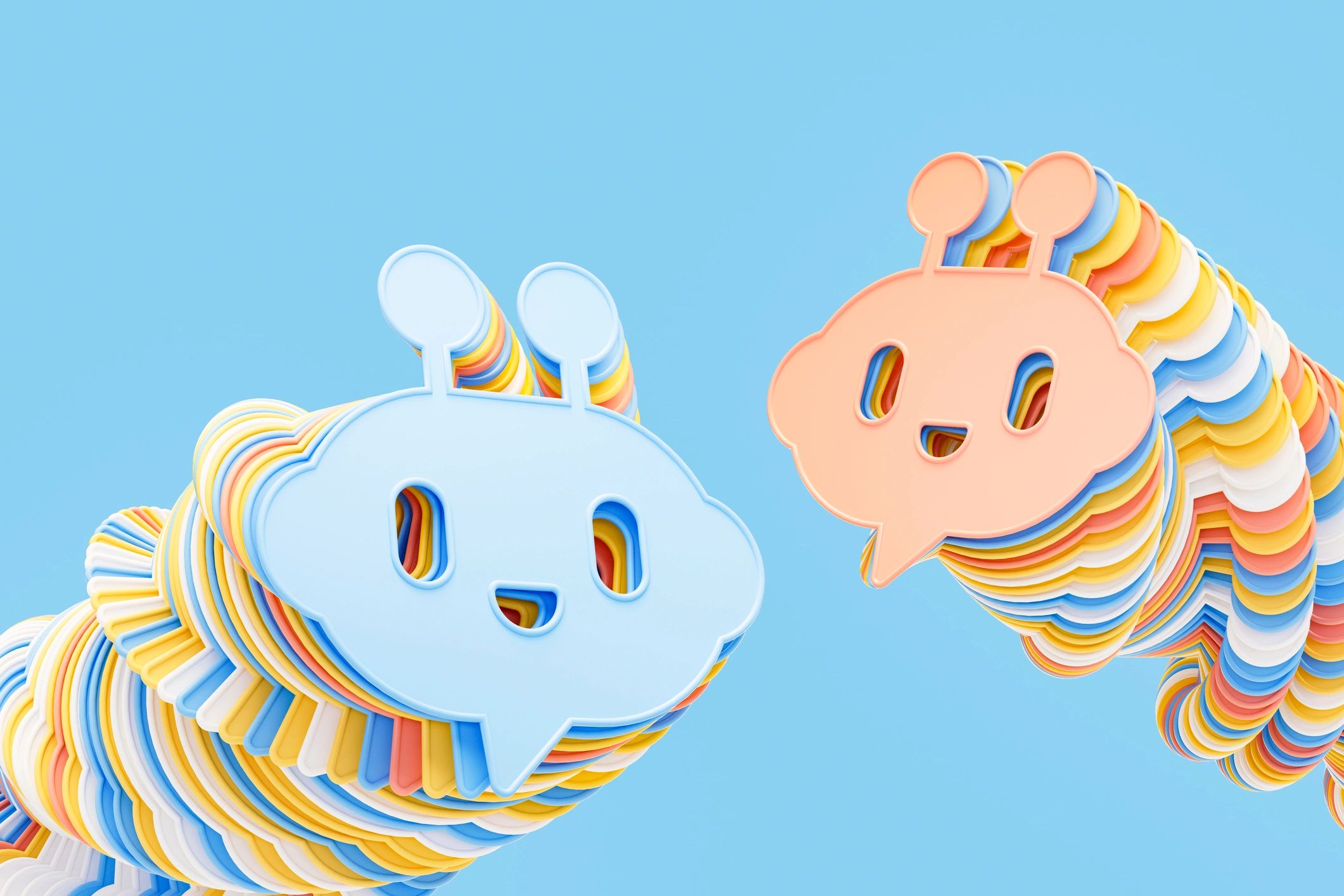colorful 3D printed keychains vibrant custom shapes