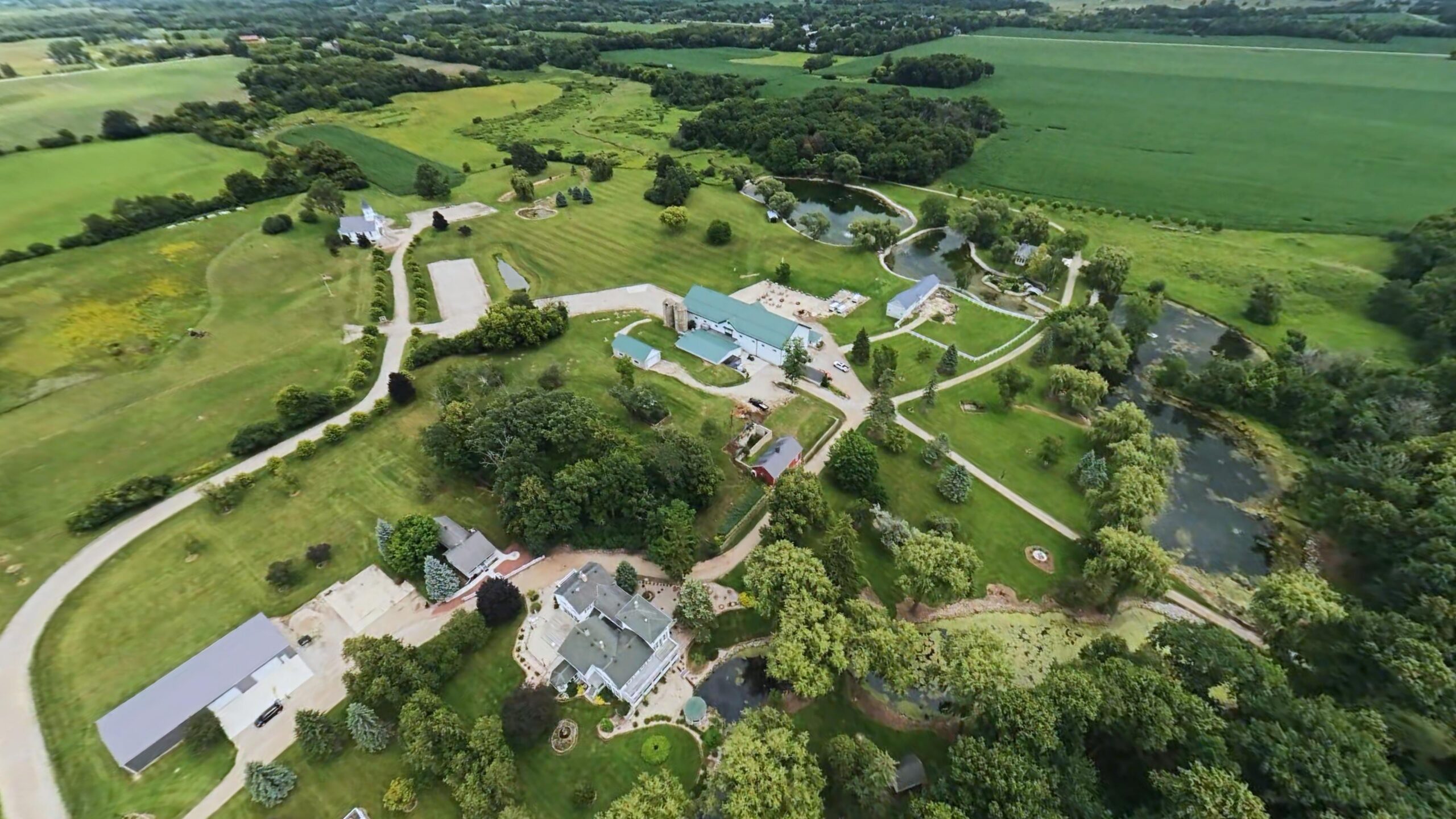 Aerial photography example for commercial and residential projects